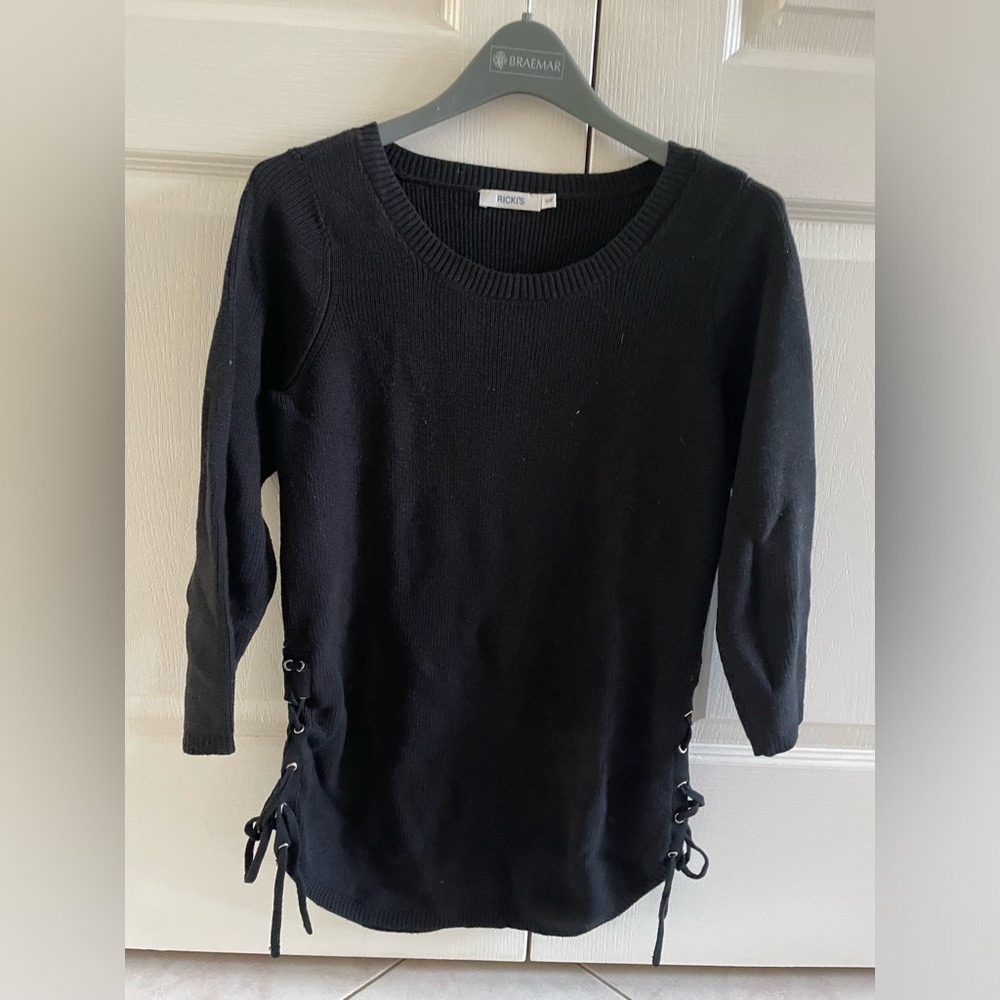 Ricki's Black Ribbed Sweater